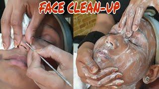 FACE CLEAN-UP For Relaxing face muscle |Removal of taning and blackheads..