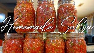 Homemade SALSA + Canning tips