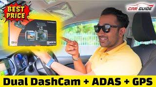 Best DashCam for your CAR  Crossbeats Dual Camera DashCam  ADAS Safety + GPS Tracker Roadeye DC03