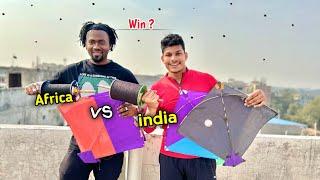 India vs Africa Kite Cutting Challange | Kite Flying | Kites Vlog |