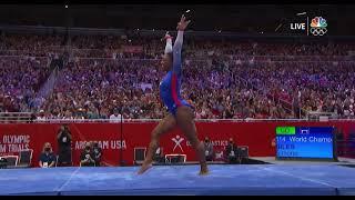 Simone Biles HUGE Double Double Beam Dismount!!!