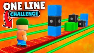 ONE LINE CHALLENGE in Stumble Guys!