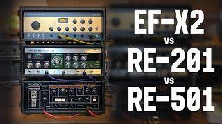 Echofix EF-X2 vs Vintage Roland Tape Echo (Comparison)