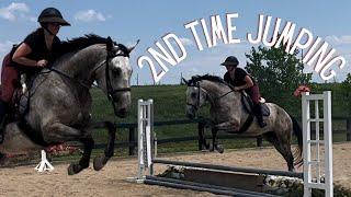 Oakley’s First Time Jumping BIG BOY JUMPS!!!