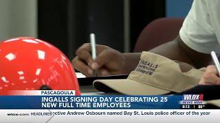 Ingalls Shipbuilding Signing Day celebrates 25 new full-time employees