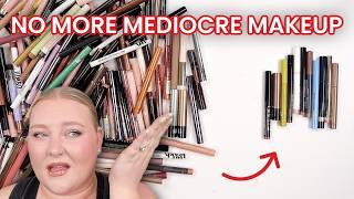 DEEP Decluttering my HUGE Makeup Collection