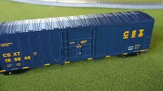 HO scale MRL, CSX, and GWS Rolling stock unboxing and review