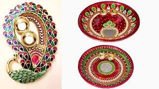 Pooja plate decoration for wedding || pooja p,late decoration