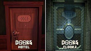 DOORS Hotel VS DOORS Floor 2 - Full Gameplay (Roblox Comparison)