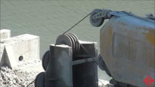 Wire Sawing in Indiana (Madison Bridge) [Concrete Cutting & Breaking Co]