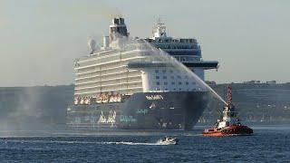 Mein Schiff 3 (My Ship 3) leaving Portsmouth Harbour - Friday 26th May 2023