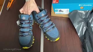 Unboxing Mens trekking shoes Columbia Peakfreak II Mid Outdry