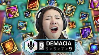 *LEVEL UP* This 9 DEMACIA COMP GIVES 5 RADIANT ITEMS for FUN!? | TFT SET 9