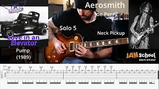 Aerosmith Love in an Elevator Guitar Solo with TAB