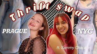 THRIFT SWAP!! ft. Sammy Chapa | NYC to Prague