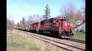 Southern Ontario Railroading in 2003 Part 2: CN's Dundas Sub, CP's Galt Sub, & OSR's St Thomas Sub.