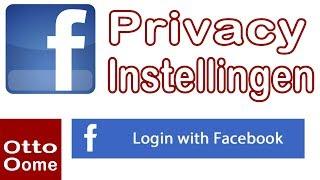 Facebook Privacy Instellingen voor het inloggen met Facebook op applicaties