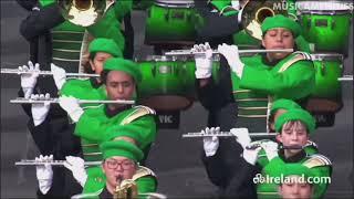 John F. Kennedy HS Shamrock Regiment | 2024 Dublin St. Patrick's Day Parade (TV Broadcast)