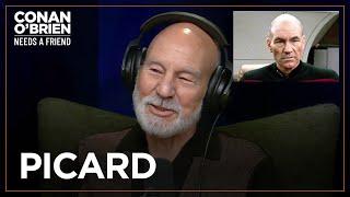 Sir Patrick Stewart's Shakespearean Approach To Jean-Luc Picard | Conan O'Brien Needs A Friend