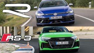 IS THE NEW AUDI RS3 WORTH £240 MORE PER MONTH THAN GOLF R? CONFIGURATOR TOUR #rs3 #audirs3 #vwgolfr