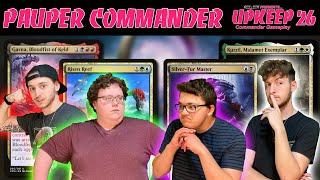 PAUPER Commander / PDH Gameplay | Upkeep #26 (Kutzil, Garna, Risen Reef, Silver-Fur Master Ninjas)