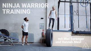 Ninja Warrior Training mit Max Sprenger und Hannah Meul | Stuntwerk Köln