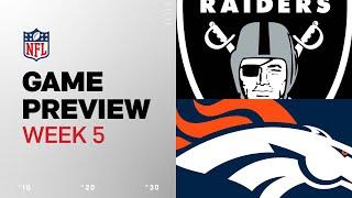 Las Vegas Raiders vs. Denver Broncos | 2024 Week 5 Game Preview