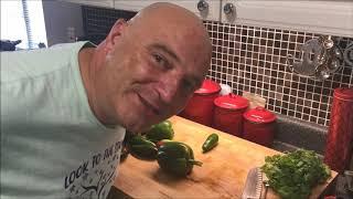 Making and Canning Salsa Verde with Green Tomatoes