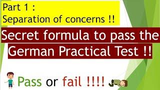 Separation Of Concerns (SOC) - Part 1 | German Driving License | Secret formula to Pass practical