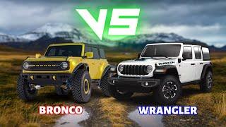 2024 Ford Bronco vs. 2024 Jeep Wrangler: Top 6 Game-Changing Differences!