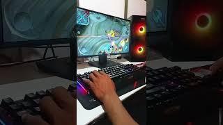 Fanny on pc with handcam fanny freestyle mobile legends on pc gameplay #Shorts #Pheak