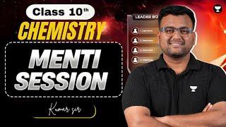 Menti Quiz | Top 30 MCQs | CBSE Class 10 Chemistry | Boards 2025 | By Kumar Bhaiya