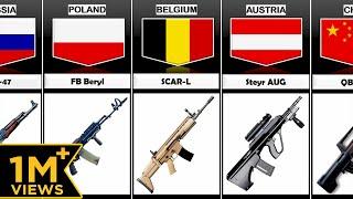 Assault Rifle From Different Countries