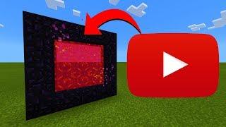 How To Make A Portal To The YouTube Dimension in Minecraft!