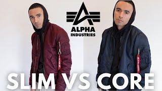 Alpha Industries MA-1 Bomber Jacket: Slim Fit Vs Core Fit