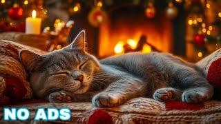 Calming music for Cats  Cozy Christmas Ambience no ads | Cat music for anxiety | Piano cat music