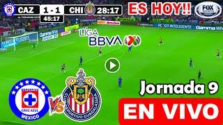 Cruz Azul vs. Chivas en vivo, donde ver, a que hora juega Cruz Azul vs. Chivas Apertura 2024 fecha 9