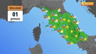 Meteo, previsioni meteo Mercoledì 01 gennaio 2025