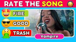 RATE THE SONG  | 2023 Top Songs Tier List | Music Quiz #2