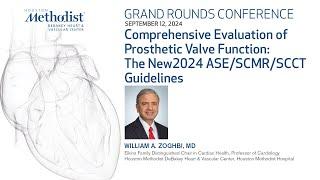 Comprehensive Evaluation of Prosthetic Valve Function: The new 2024 Guidelines (William Zoghbi, MD)