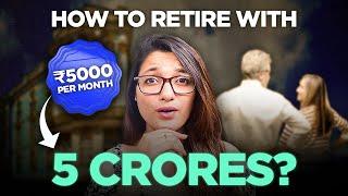 How to retire with 5 crore mutual fund portfolio?