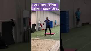 BEST LONG JUMP TAKE-OFF DRILL! #shorts TECHNIQUE TIPS IN DESCRIPTION