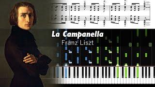 Franz Liszt - La Campanella - Piano Tutorial with Sheet Music