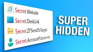 The "Super Hidden" File Extensions in Windows