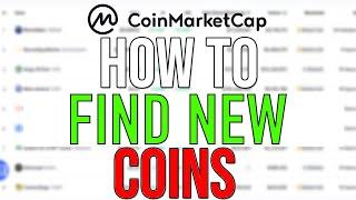 How To Know NEW COIN LISTING on COINMARKETCAP (Step by Step)