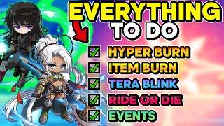 EVERYTHING You NEED To Do in MapleStory Ride or Die Update - ALL EVENTS GUIDE