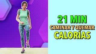 21 Minutos de Caminata Para Quemar Calorías - Ejercicio en casa