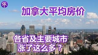 加拿大的平均房价，各省及主要城市的情况，涨了这么多！