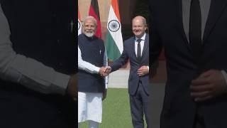 India’s Modi Welcomes Germany’s Scholz in New Delhi