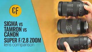 F/2.8 Super zoom battle: Sigma 28-105mm vs Tamron 35-150mm vs Canon 24-105mm